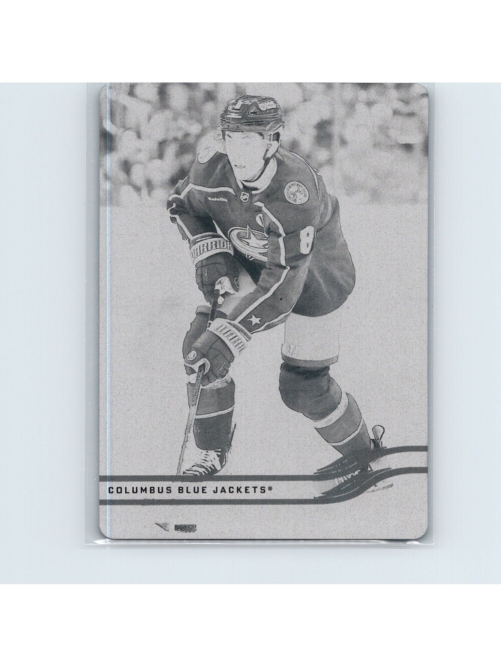 2025-26 Upper Deck Series 1 Hockey Zach Werenski Black Printing Plate 1/1